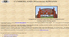 Desktop Screenshot of cumberlandkiwanis.org